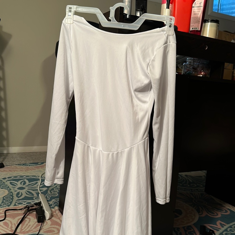 Long white praise dance dress